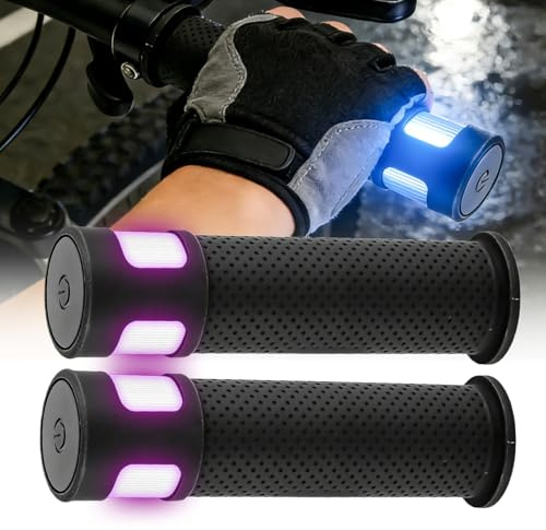 BORDEAG Indicatori Di Direzione Per Scooter Elettrici Con Impugnatura, Avvertenze Per Manubrio Per Biciclette E Scooter, Compatibile Con Manubri Da 21MM, Nero