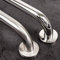 Stahlia Haltegriffe für Senioren Ø 25mm Handlauf Edelstahl gebürstet 300mm Aufstehhilfe Toilette Handtuchhalter Bad Badewannengriff Duschgriff Handgriff