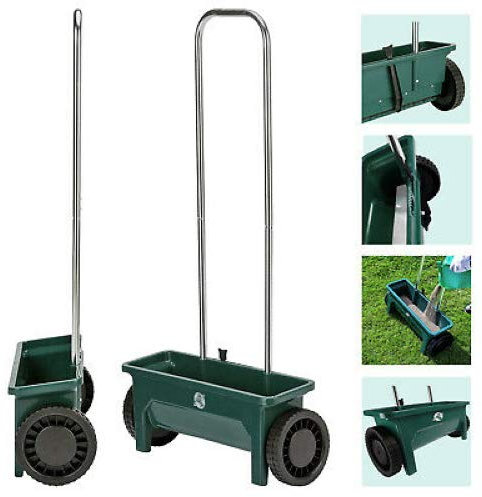 Kabalo 12 Ltr Plastic Garden Lawn Seed Salt Grit Spreader Fertiliser Outdoor Feed Grass