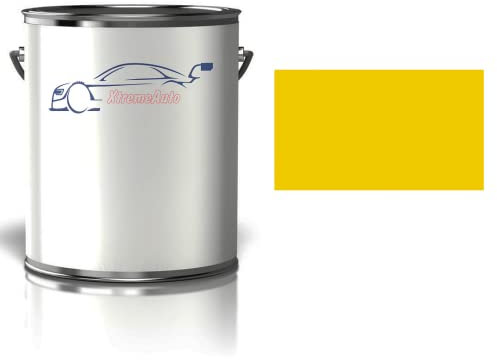 Xtremeauto RAL 1023 Traffic Yellow 500ml RAL Paint Tin/Can Satin Finish Paint DIY Indoor/Outdoor Perfect Finish Quick Dry Arts, Crafts, Furniture, Home, Garden