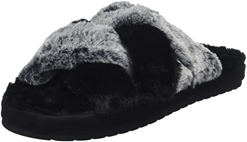 Skechers Dam Mysig Slide Sneaker, Svart, 37 EU