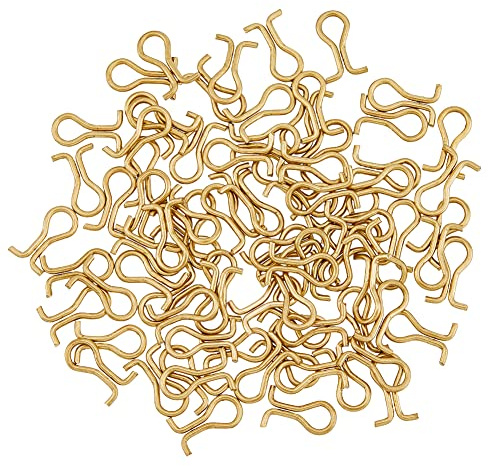SUPERFINDINGS About 200Pcs Laiton Yeux DIY Leurres de Pêche Oeillets pour Poids Verser Moule Boucles de Pêche Yeux Émerillons Accessoires de Pêche