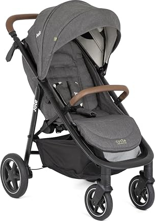 Joie - Mytrax™ Pro - Poussette Evolutive - Siège Amovible - Compatible Sièges Auto et Nacelles - Suspension Flex™ - Harnais 5 Points SoftTouch - Poignée Télescopique - Dès la naissance