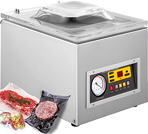 DZ-260S kammare vakuumförpackare, 5 l professionell vakuumtätare för vätskor, vakuummaskin vakuummaskin kammarvakuumtätare för automatisk köksanvändning