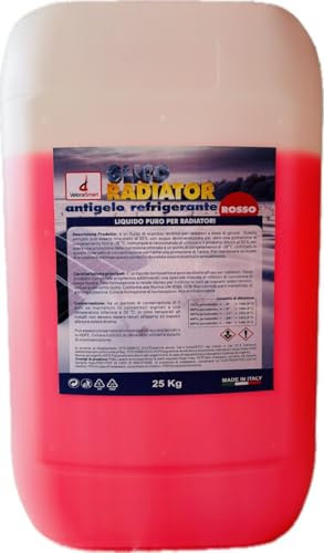 Generico Liquido antigelo radiatore Puro Glicoradiator 25 kg Rosso -38°C/ 106°C Velocesmart