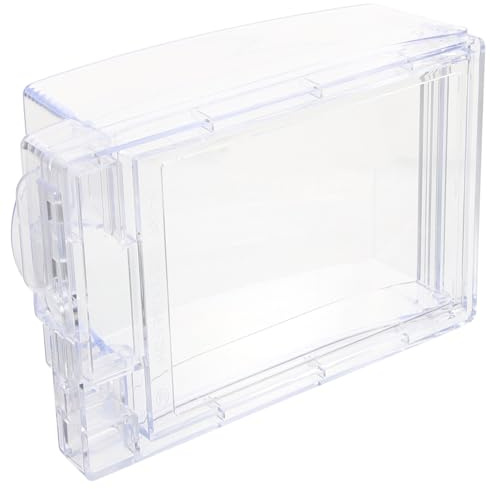 HONITANO Protezione Copripresa Adesivo Antincendio per Bagno Custodia Trasparente per Prese Muro Facile da Pulire e Riutilizzabile per Ambienti Interni ed Esterni