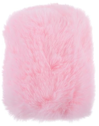 DOITOOL Protector Micrófono Peludo para Funda Antiviento y Esponjosa Filtro para Micrófono Reduce Ruido y Protege de Humedad Compatible con Condensador Rosa