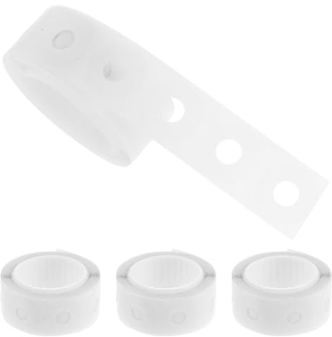 Hemobllo Pegatinas Transparentes de Refuerzo para Agujeros de Papel 6 MM Autoadhesivas 250 Unidades en Caja Reparadoras para Carpetas y Archivos Ideales para Oficina Escuela y Hogar