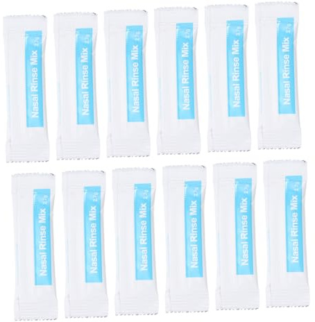 VICASKY Soluzioni Isotoniche per Lavaggi Nasali 2,7g X 40 Confezioni Sodio per Pulizia Nasale Facile da Trasportare per Uso Domestico e Outdoor