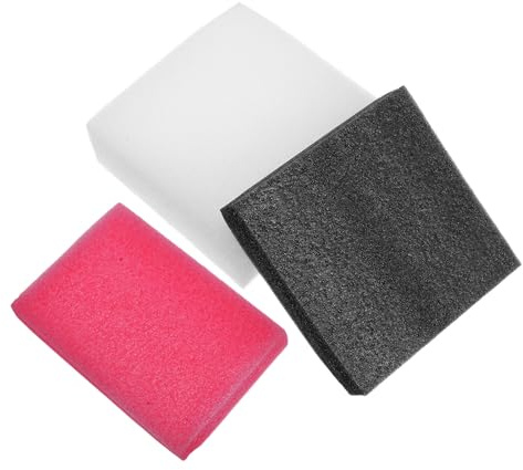 EXAOMBLE Tapetes de Fieltro de Espuma 3 Piezas para Proyectos DIY de Fieltrar Aguja, Almohadillas Versátiles Excelente Protección para Manos y Uso Artesanal
