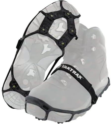 Yaktrax Spikes for Walking on Ice and Snow (1 Pair), Alloy steel