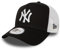 New Era Clean Trucker 2 Adjustable Cap NY Yankees Schwarz Black White, Size:ONE Size