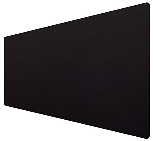 Gomin Gaming Mauspad XXL 900x400 mm – Großes Mousepad Schwarz – rutschfeste Schreibtischunterlage, Wasserabweisende Desk Mat ohne Logo – Für präzise & schnelle Mausbewegungen im Büro & Gaming