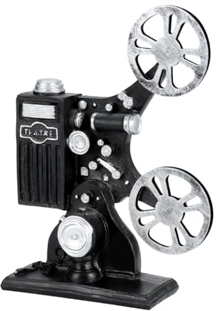 IMIKEYA Movie Film Projector Model Ornament Vintage Resin Projector Showcase Model Crafts Home Decoration