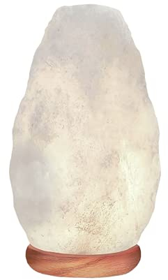 Lámpara de sal del Himalaya 2-3kg blanca - Magic Salt® Lighting For Your Soul