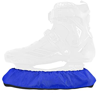 Aoblok Kufenschoner Schlittschuhe, 1 Paar Eishockey Elastische Kufenstrümpfe für Damen Herren Kinder Schlittschuhe & Eislaufschuhe, Schlittschuh Kufenschutz Zubehör Eishockey Geschenk (Blau,M)
