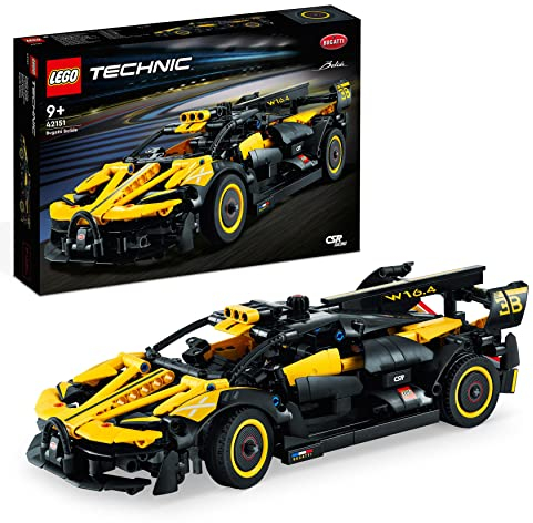 LEGO Technic Bugatti-Bolide, Auto-Modellbausatz, Sportwagen-Spielzeug, ikonisches Auto Set zum Sammeln, Bauspielzeug ab 9 Jahren 42151