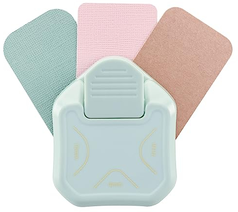 Vaessen Creative 3-in-1 Eckenstanzer - 4/7 / 10 mm - Eckenabrunder - Stanzer für Fotoecken, Papier, Karton und Karten - Papier Basteln - Minze, Mint