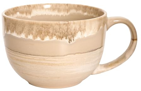 hengshukeji Large 24 OZ/700ml Ceramic Coffee Mugs,Soup Bowls with Handles,Extra Big Jumbo Tea Cup Mug for Office and Home