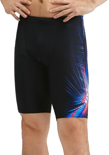 FEOYA Maillot de Bain Homme Jammer de Natation Short de Bain Séchage Rapide pour Piscine Plage Sports Loisirs Tag Size XL/Taille EU S