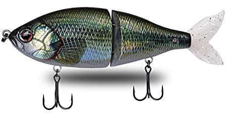 150mm 56g Bait d'appât Dur en Plastique articulé obèse Chasseur de la Queue Molle de la Queue de pêche Multi-coticulée Lure de pêche saccadée Bait Nowbait(150mm 56g 024)