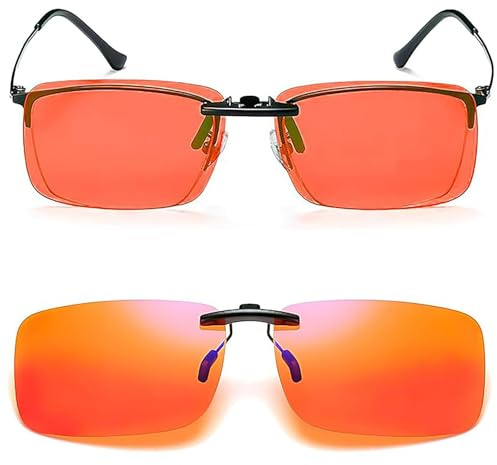 Gafas de videojuegos con filtro de luz azul, clips de bloqueo, protección contra la tensión ocular, ideal para computadoras y deportes electrónicos