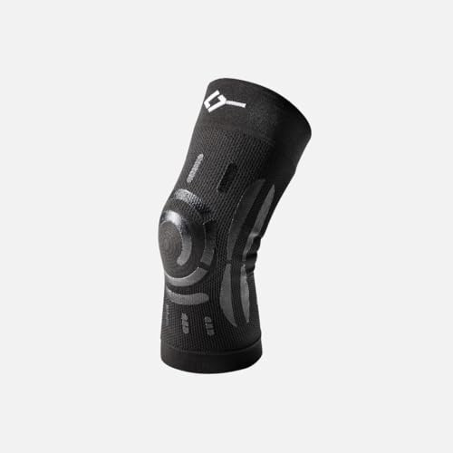 FLOKY Knee Support ginocchiera biomeccanica. Multisport. Stabilizza ginocchio e rotula. Protegge legamenti e tendine rotuleo. Supporto articolare. Riduce traumi e infezioni.
