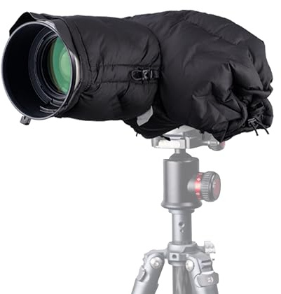 PGYTECH Housse Chauffante Anti Froid pour Appareil Photo Protection Hivernale Réglable Étanche À La Neige Et À L Eau Manchon Objectif