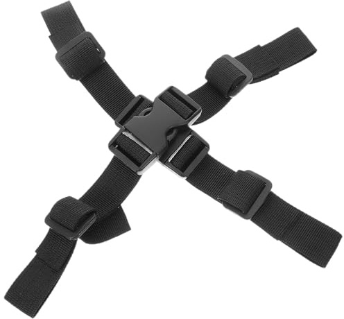 BESPORTBLE 2 Pezzi Cinghie per Strumento a Tastiera Fibbie in Plastica e Fettuccia Nera, Cintura Pettorale Antiscivolo per Supporto e Comfort Durante l'Uso