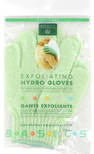 Forest Green Exfoliating Gloves - 1 PAIR,(Earth Therapeutics)