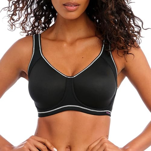 Freya Women's Sonic Underwire Molded Spacer Sports Bra, Storm, 38 G UK