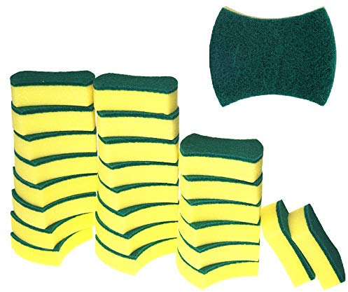 Kitchen Cleaning Sponge,Eco Non-scratch for Dish,Scrub Sponge(Pack of 24)