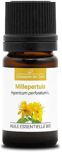IPERICO (Hypericum Perforatum) BIO - 5mL - Olio Essenziale di Qualità Premium - 100% Puro, Naturale, chemotipizzato e integrale