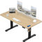 TRIUMPHKEY Höhenverstellbar Schreibtisch 180x80cm mit USB Ladeanschluss, 3 Memory-Steuerung groß Höhenverstellbarer Schreibtisch Anti-Kollision Computertisch Höhenverstellbarer Tisch