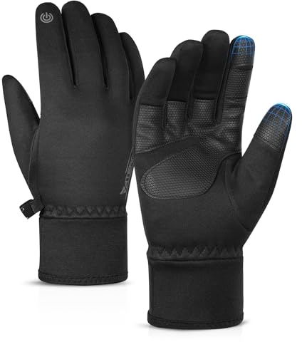 ATERCEL Winterhandschuhe Herren Damen, Touchscreen Warme Wasserdicht Handschuhe Fahrrad Handschuh Winterhandschuhe Sporthandschuhe Skihandschuhe für Radfahren, Laufen, Autofahren, Skifahren XL