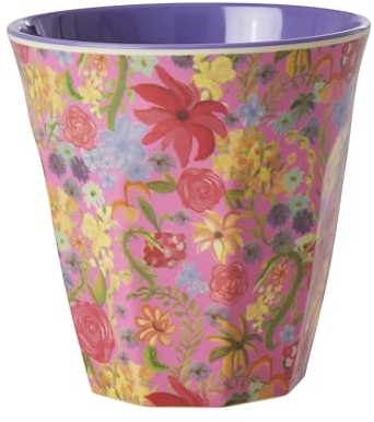 Rice Melamain Cup - Vaso mediano (9 x 9 cm, capacidad: 300 ml, tamaño mediano)