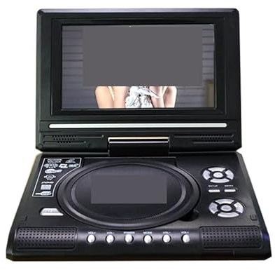DVD-spelare för TV, 7,8 tums TV-spelare HD DVD-spelare Bärbar DVD-spelare TV VCD CD-spel med handkontroll för familjefilmer