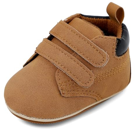 LACOFIA Baby pojkar sneakers småbarn halkfri mjuk sula 3D djur krypskor