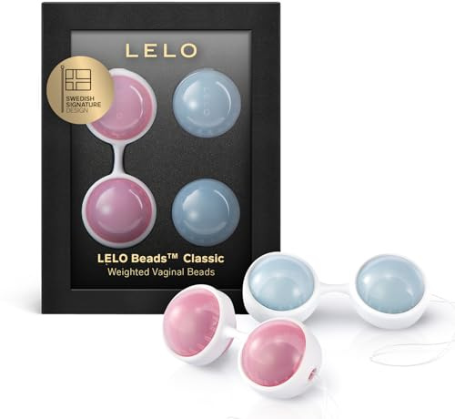 LELO Beads Classic Kegel Balls for Women of All Ages – Premium Silicone Exercise Weighted Balls with String - Perfect for Pleasure Enhancement