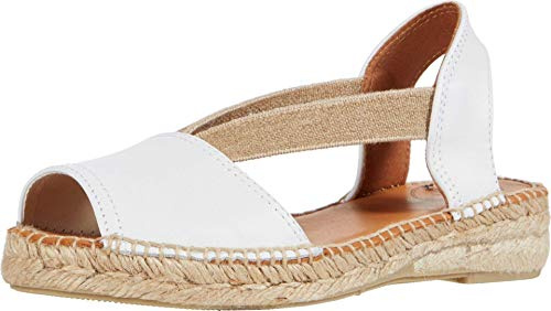 TONI PONS ETNA - Espadrille pour Femmes dans des Tons Unis de en Cuir.