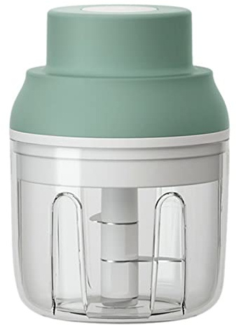 Agatige Hachoir À Ail Électrique, 3 Lames Charge Sans Fil À Mélange Rapide Mini Robot Culinaire Mini Hachoir À Ail Électrique Petit Mixeur Mini Hachoir Électrique Pour Légumes Poivrons Oignons(Vert)