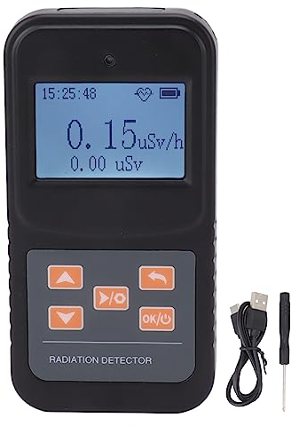 Nuklearer Strahlungsdetektor, Geigerzähler, Nuklearer Strahlungsdetektor, Strahlungsdosimeter mit LCD Display, Tragbares Tragbares Wiederaufladbares Beta Gamma Röntgenstrahlungsmessgerät