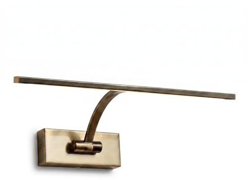 BARCELONA LED - Applique murale LED 6W réglable. Éclairage moderne pour tableaux, lumière blanc chaud 2700K. Angle de diffusion : 120°. Applique murale intérieure bronze | Lampe pour tableaux, photos