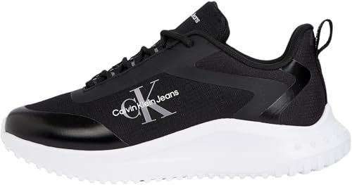Calvin Klein Damen Runner Sneaker Eva Low Lace Mix Sportlich, Schwarz (Ck Black), 41