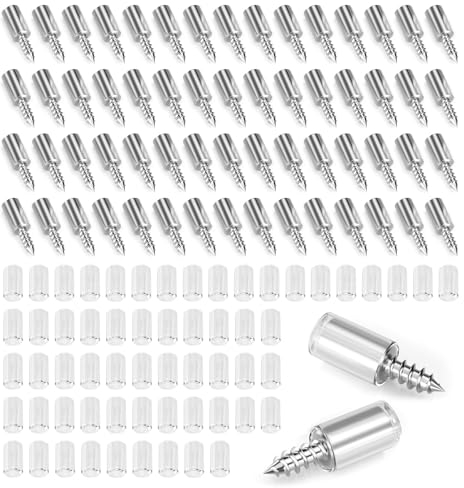 Regalbodenträger Selbstschneidend 60 Stk Einlegeboden Halter zum Schrauben Bodenträger Regalbodenhalter stifte für Einlegeböden Schrank Halterung