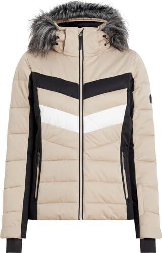 McKinley Geena II V3 Damen Ski-Jacke, Brown Smoke, 34