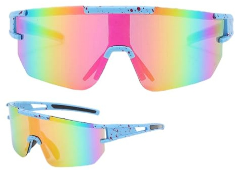 GZGRYTRC Ski Sunglasses Lightweight Frame, Premium Sunglasses for Running glasses Women& Men, Sports Sunglasses or Cycling Glasses, Ideal for Outdoor Sports Like Hiking, Fishing, and Skiing