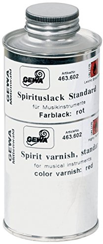 GEWA Lack (250 ml flaska) – färglack för violin, brun
