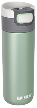 Kambukka Thermobecher 500ml - Kaffeebecher to go aus Edelstahl - Auslaufsicher & dicht - Isolierbecher, Travel & Coffee mug - hält 9h heiß/ 18h kalt - Modell ETNA FOREST SHADE