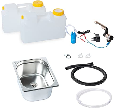 230V Barwig Wasserversorgung Miniküche Küchenblock Reiseküche Wohnmobil VW T3 T4 T5 Bus 325x265x150 mm OL 12 Liter Raumsparkanister (ad-ideen)